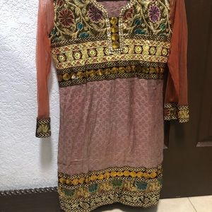 Indian Embroidered Sequin Shirt